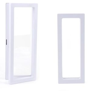 MAYIT PE Film Jewelry Storage Box Ring Earrings Floating Frame Box Durable Necklace Jewelry Display Box Jewelry