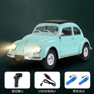 JDD[Available now][Fast delivery]CXD 1/16 D62 Full Scale Remote Control Car RC CAR R Beetle 1950 Climbing Car Simulation Model Toy Festival Gift