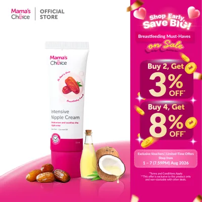 Mama’s Choice Intensive Soothing Nipple Cream | Breastfeeding Nipple Cream | Postpartum Essential