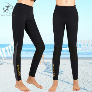 3MM diving suit for women long-sleeved thickened warm snorkeling surfing jellyfish wetsuit Split suit jacket pants