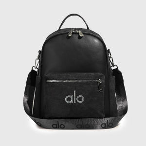 Hot Selling Korean Ins ConvertibleBackpack Dual Material Splicing Front Zipper Pocket Side Storage Pouch Lightweight Small Hand Crossbody Bag Workout Walking Shopping Ladies Bag
