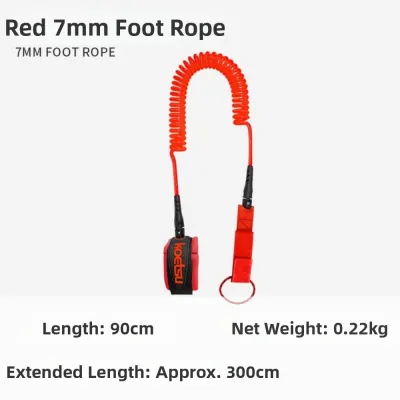 MODERNLUX TPU Elastic Sup Board Foot Leg Rope Elastic Multicolors Practical Kayak Boat Leash Rope High Quality 5mm/7mm Surfing Safety Hand Rope