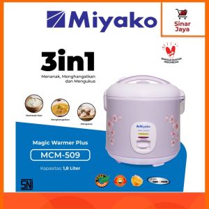 MIYAKO MCM-509 Magic Com 3in1 1.8 Lt (Anti Lengket)