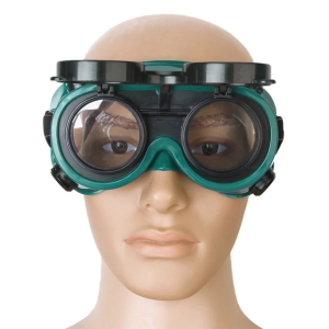 GARANSI-Kacamata Las Gerinda Buka Tutup Safety Welding Goggles