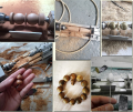 Máy tiện gỗ - Kích thước nhỏ gọn dễ dàng di chuyển khi sử dụng-  Có công tắc bật tắt thuận tiện. 