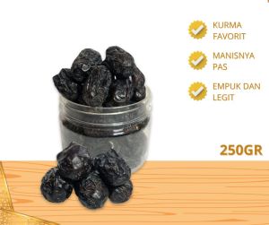 Kurma Ajwa Aliyah Organik Jumbo 230gr - Kurma Azwa Original - Kurma Ajwah Asli Al Madinah - SHABANI STORE
