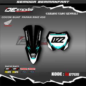 Stiker Decal Papan Rmz 450 Stiker Papan Dan Spakbor Depan RMZ 450 la0705