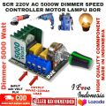 DIMMER SCR 220V AC 5000W DIMMER SPEED CONTROLLER MOTOR LAMPU BOR. 