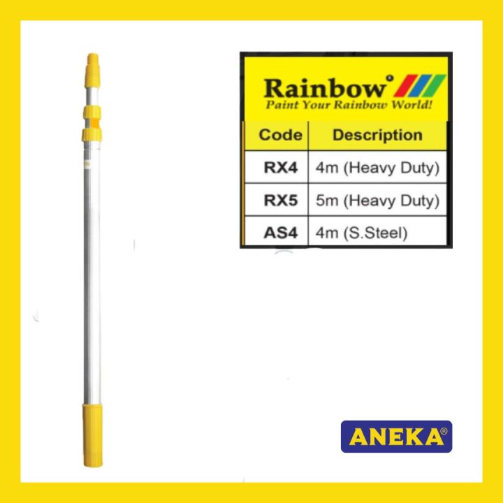 4m / 5m / 6m Adjustable Telescopic Aluminium Extension Pole Painting Roller Rod / Kait Galah