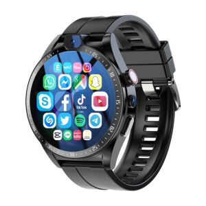 Ajeger 2023 4G LTE Android 9 Smart Watch Phone 4GB+128GB SIM Card Slot Wifi APP Download GPS 5MP Camera 1000 mAh Smartwatch Men Android smartwatch gps tracking watch