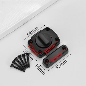 Universal Twist Lock Zinc Alloy Security Cast Barrel Bolt Slide Latch Bathroom Door