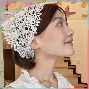 FUJIAS2🦋 Flower Headscarf Headbands Knitting Hairband For Women Bandanas Headwear Fashion Girls Headband Hair Accessories