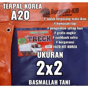 Terpal Korea A20 Ukuran 2x2 meter cap TRECK
