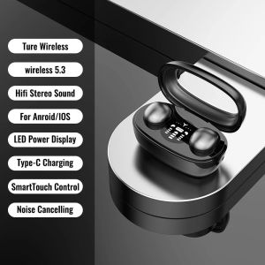 Mini Bluetooth Earphones Sleep TWS Wireless Headsets Invisible In ear Earbuds Tiny Stereo Headphones Hidden Noise Reduction