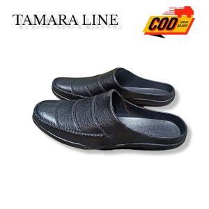 Sandal Selop Karet Pria  Anti Licin Anti Air Tebal Nyaman Dipakai Harian – Slip on Casual Tamara Line  213