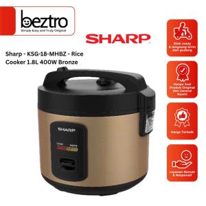 Sharp KSG18MHBZ  Rice Cooker 1.8 Liter 400 Watt Bronze Anti Lengket Bergizi