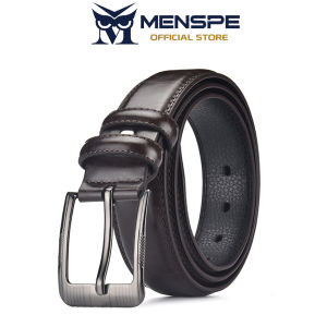 MENSPE Men Belts Soft PU Leather Belts Utility Waist Belts 120cm Adjustable Length Dress Belts for Men with Classic Buckle Vintage Jeans Belt for Men