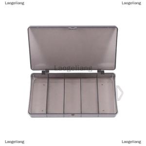 [COD] Laogeliang 5 Compartments Fishing Tackle Box Storage Case Fly Fishing Lure Spoon Hook Bait Case Boxes Fishing Accessories Tools