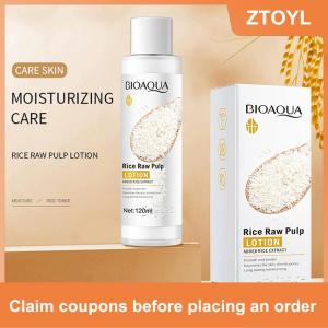 【ZTOYL】 Bioaqua whtie gạo mặt Lotion làm trắng giữ ẩm chống nếp nhăn chống lão hóa da mặt Huyết thanh tinh chất chăm sóc da