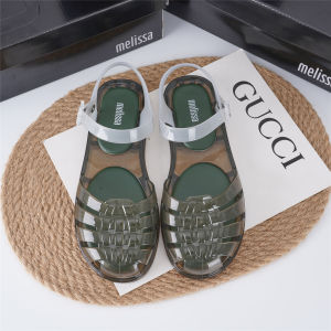 【Hot】2023Melissa Sandals Womens Flat Head Beach Shoes
