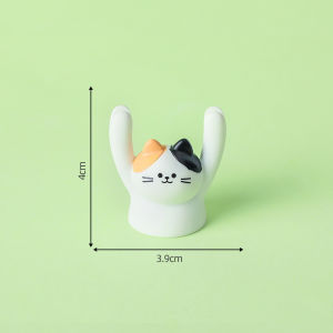 5 PCSCartoon raise hands card holder note clip hand up bussiness card holder desktop ornament micro landscape ornaments