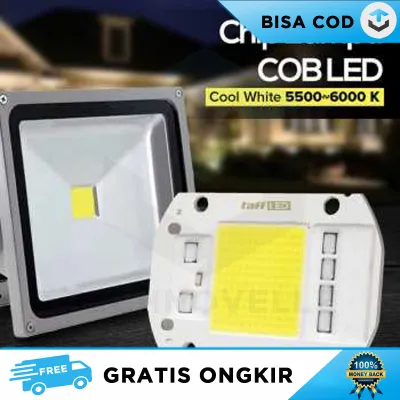 LAMPU LED COB CHIP LAMPU DEKORASI HIAS HIGH POWER COOL WHITE 50W 220V