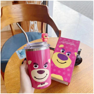 MUG CANGKIR TEMPAT MINUM STAINLESS TUMBLER LOTSO UKURAN 500ML KODE BZ 2321 NEW
