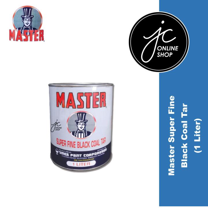 MASTER SUPER FINE BLACK COAL TAR PAINT 1L Lazada PH