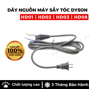 Phụ Kiện Dây Nguồn Thay Thế Cho  Máy Sấy Tóc Dyson HD01 HD02 HD03 HD08 220V