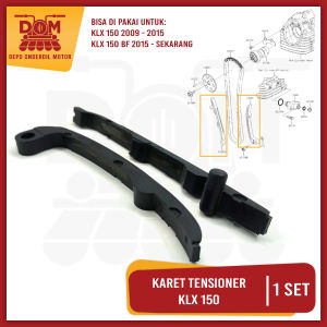 Karet Tensioner KLX 150 (KAGAYAKU) Lidah Karet Tahanan Bantalan Rantai Keteng Rante Kamrat KAWASAKI