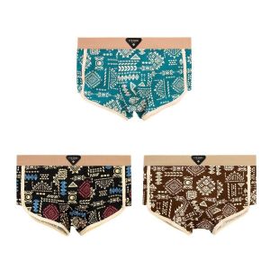 YOCKY 3Pcs Ngoại cỡ Quần lót boxer nam Cạp vừa Không đường may Đồ Lót cho nam Thoải mái Nội y Quần đùi quần lót Nam