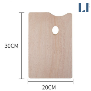 Khay pha màu vẽ bằng gỗ. Bảng pha màu palette gỗ LIM Art
