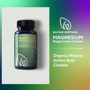 Pursue Wellness Magnesium Bisglycinate Chelate 200mg 30 Capsules Herbs of the Earth