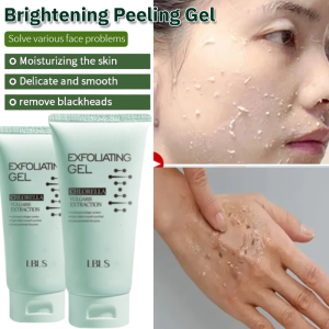 Facial Exfoliating Gel Brightening Peeling Gel Deep Cleans Pores Improve Rough &amp Smooth Skin Natural Aqua Gel Exfoliator
