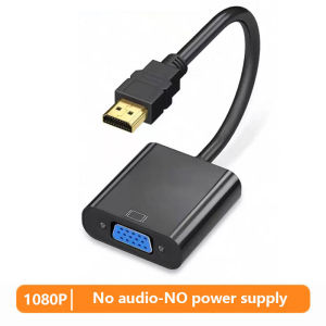 Jasoz HDMI to VGA Adapter 1080P HDMI Male to VGA Female Converter Without Audio For Notebook/Xbox/PS4/ PC/ Laptop