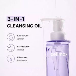 [SG Local Stock] Celimax Derma Nature Fresh Blackhead Jojoba Cleansing Oil 150ml | Deep Pore Cleansing & Makeup Remover | Blackhead