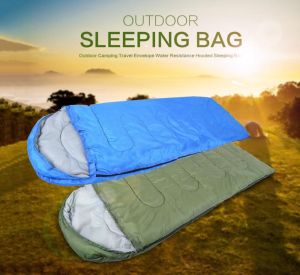 Outdoor Sleeping Bag Portable Waterproof Outdoor Camping Hiking Travel Sleeping Bag Tebal & Lembut