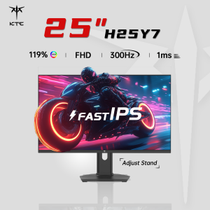 KTC 25" FHD 300Hz 1ms 1920×1080 Fast IPS Monitor |Adjust Stand|Free/G Sync||Low Blue Light H25Y7 Gaming Monitor