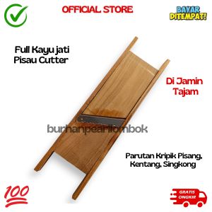 Parutan Keripik Singkong Bahan Kayu / Pemarut Ubi / Parutan Sriping