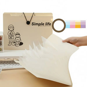 Túi Kẹp Hồ Sơ A4 Nhiều Ngăn Bìa Túi Clear Bag – Phong Cách Hàn Quốc Cute Mới Nhất 2026