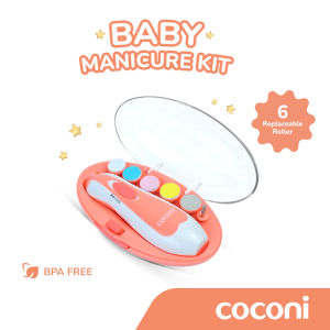 Coconi Baby Nail Trimmer | Gunting Kuku Elektrik Bayi & Dewasa Manicure Set
