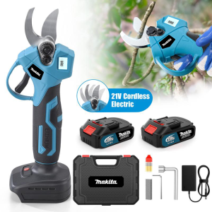 Mekiter 399V กรรไกรตัดกิ่งไร้สาย พร้อมจอแสดงผล ตัดกิ่งไม้หนาได้เร็วทันใจ ตัดกิ่งแรงสูง ใบมีด SK-5 อย่างดี แบตเตอรี่ลิเธียม 2 ก้อน กรรไกรแต่งกิ่ง