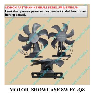 FAN MOTOR SHOWCASE CONDENSING 50/60HZ / BALING / MOTOR SHOWCASE 8W EC-Q8