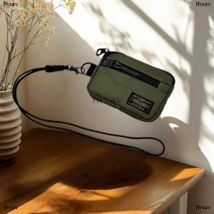 [COD] fhsav กระเป๋าสตางค์แบบพกพาขนาดเล็กลำลองพร้อมสายคล้องกลางแจ้งที่ใส่คีย์การ์ดกระเป๋าเก็บหูฟังอเนกประสงค์สำหรับทุกเพศพวงกุญแจไนล่อน