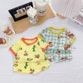 Baby Boy & GIRL  Clothes Sets baju baby comel Suits Summer Baby Toddler Sleeveless T-shirt Kids Shorts 7kg - 18kg. 