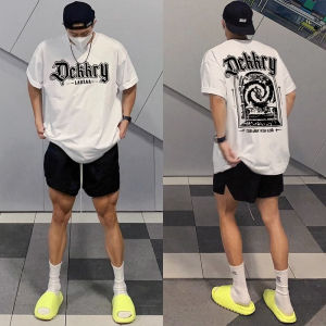 Surat T-shirt Atasan Baju Kaos Oversize Pria Putih Dewasa Distro Lengan Pendek Keren Premium Street Style Round Neck C129