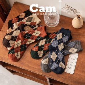 TẤT VỚ CAO CỔ NAM NỮ VỚ CAO CỔ NAM THỔ CẨM LÔNG THỎ CAO CẤP QUẢ TRÁM ĐI GIÀY TÂY CAM CAM VINTAGE