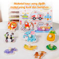 Payoe Kayu Maina Jigsaw Puzzle Anak Bayi  Mainan Edukasi Wooden Toys. 