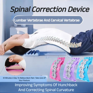 🌟Ergonomic Waist Massager: Lumbar Soother For All-Season Correction Stretching Humpback Relief - Restore Curvature & Relaxation Support
