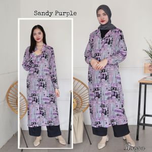 LDO Long Dress Wanita Dewasa / Dress Blazer XL RAYON banyak varian
